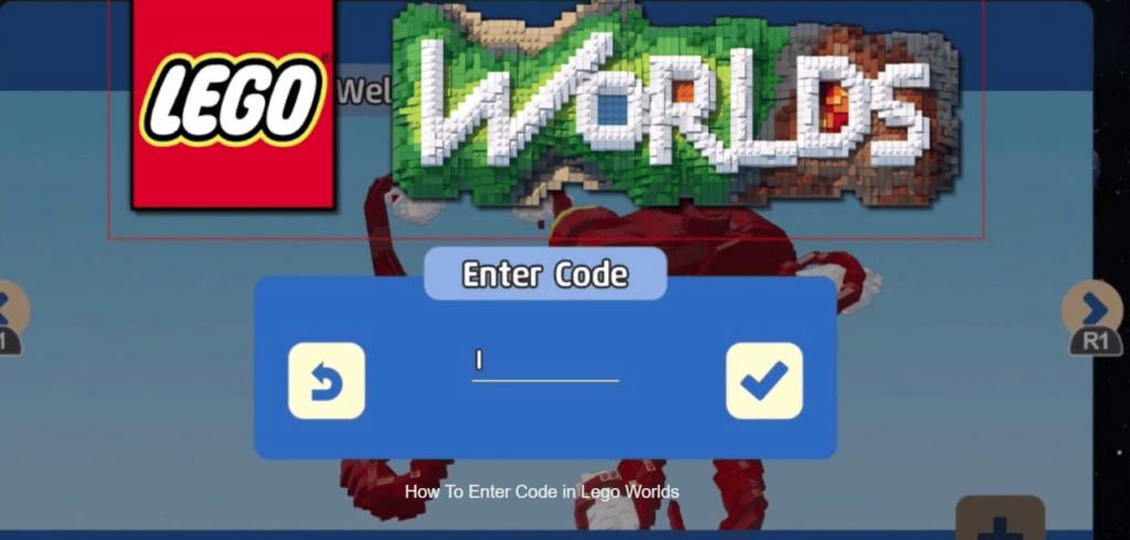 How To Enter Codes In Lego Worlds